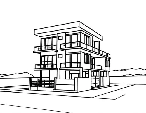 an outline of a house in the mountains,sketchup,house drawing,revit,houses clipart,cubic house,cantilevers,Design Sketch,Design Sketch,Rough Outline