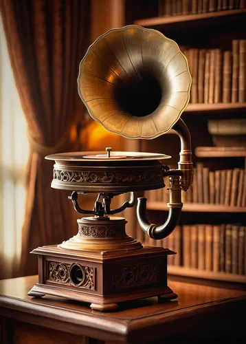 gramophone,gramophone record,the gramophone,the phonograph,phonograph,phonograph record,horn loudspeaker,fanfare horn,musical instrument,gold trumpet,vintage ilistration,music box,old trumpet,loudspeaker,78rpm,vintage telephone,beautiful speaker,musical instrument accessory,antique singing bowls,trumpet gold,Art,Classical Oil Painting,Classical Oil Painting 15