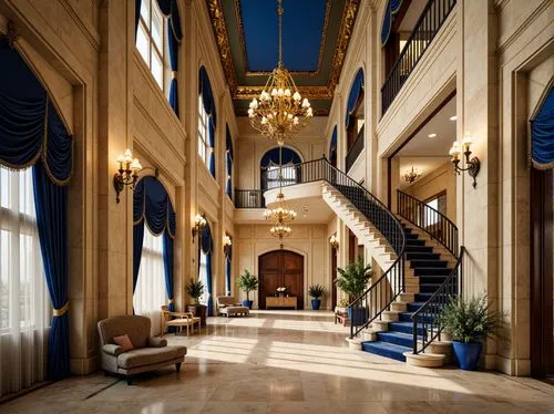 hallway,nemacolin,emirates palace hotel,foyer,entrance hall,hotel hall,lobby,grand hotel europe,gleneagles hotel,luxury hotel,royal interior,crown palace,rosecliff,sursock,hotel lobby,grand hotel,kempinski,ritzau,claridge,poshest