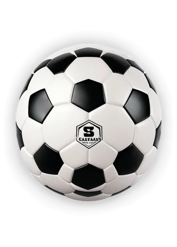 Soccer ball, white leather texture, black pentagon pattern, detailed stitching, inflated, bouncing, mid-air, dramatic light, shallow depth of field, warm color tone, dynamic composition, 3/4 view, sli