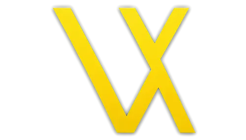 Yellow letter Y, sans-serif font, bold, metallic material, reflective surface, low-angle shot, dramatic lighting, 3/4 composition, close-up, shallow depth of field, high contrast.,the letter w on yell