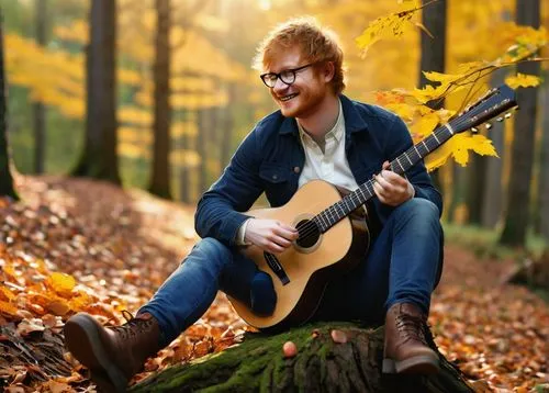 guitar,acoustic guitar,autumn background,the guitar,playing the guitar,ed fu,ed-deir,classical guitar,ginger rodgers,acoustic-electric guitar,concert guitar,cavaquinho,guitarist,autumn theme,acoustic,guitar player,leaves are falling,musician,autumn icon,folk music,Illustration,Vector,Vector 09