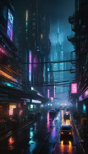 bladerunner,cyberpunk,cybercity,kaidan,cybertown,futuristic landscape,cyberscene,polara,cityscape,metropolis,cyberport,cyberia,dystopian,harbour city,urban,futuristic,atmospheres,synth,atmosfera,colorful city,Conceptual Art,Graffiti Art,Graffiti Art 10