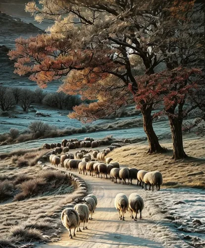 shepherds,flock of sheep,winter landscape,wool sheep,a flock of sheep,shepherd,pyrenean shepherd,the sheep,sheep knitting,snow landscape,rural landscape,sheep,sheep-dog,sheeps,yorkshire dales,christmas landscape,shepherd dog,counting sheep,snowy landscape,korean village snow