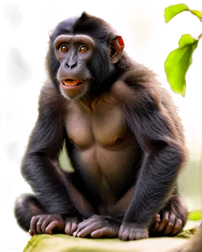 palaeopropithecus,mangabey,macaque,shabani,crab-eating macaque,chimpanzee,alouatta,bonobos,bonobo,chimpansee,propithecus,siamang,cercopithecus,afarensis,macaca,ape,macaques,cercopithecus neglectus,uakari,paranthropus,Conceptual Art,Oil color,Oil Color 16