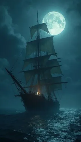 ghost ship,pirate ship,galleon,sail ship,sea sailing ship,sailing ship,Photography,General,Fantasy