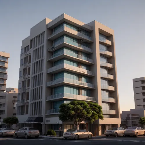 SUNSET,sharjah,3d rendering,residential tower,residential building,khobar,apartment building,appartment building,build by mirza golam pir,apartments,apartment block,new housing development,condominium