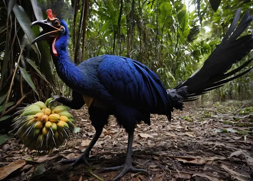 . Christian Ziegler of Germany has won the first prize in the Nature Single category of the World Press Photo Contest 2013 with this picture of an endangered Southern Cassowary feeding on the fruit of