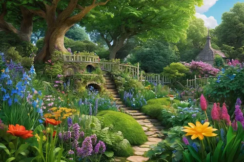 flower garden,nature garden,cottage garden,gardens,to the garden,garden of plants,green garden,clove garden,the garden,english garden,pathway,tunnel of plants,spring garden,towards the garden,summer border,garden of eden,fairy village,fairy world,fairy forest,flower border,Conceptual Art,Sci-Fi,Sci-Fi 18