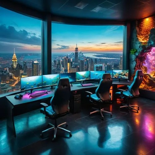 modern office,great room,boardroom,creative office,computer room,furnished office,Photography,General,Fantasy