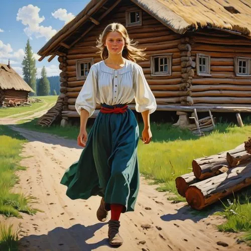 countrywomen,countrywoman,shepherdess,hutterites,hutterite,country dress,russian folk style,girl with bread-and-butter,kolonics,heidi country,homesteader,lobanov,homesteaders,woman walking,ilyin,countrygirl,girl in a historic way,vasilisa,avonlea,basov,Photography,General,Realistic