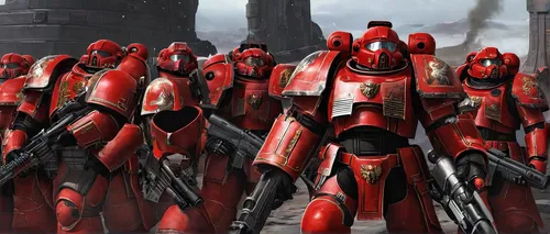 My finest, the Blood Angels. Sadly, there's more of 'em but I can't find  them on the Imperial Galacticweb. They're on my PC though.,storm troops,the sea of red,tau,swarms,droids,evangelion unit-02,pa