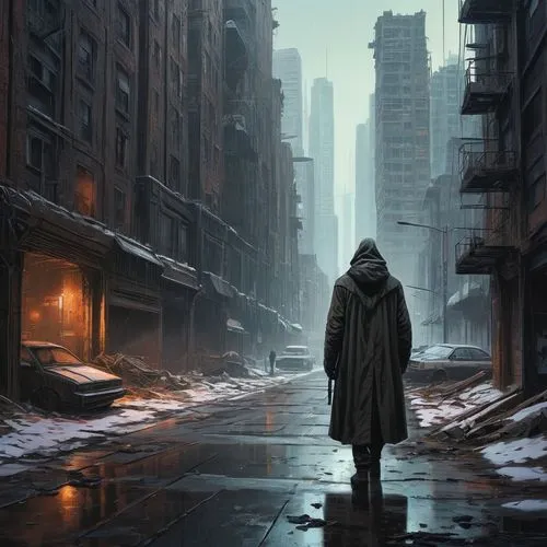 dishonored,syberia,sci fiction illustration,manhattan,darktown,world digital painting,Illustration,Realistic Fantasy,Realistic Fantasy 25