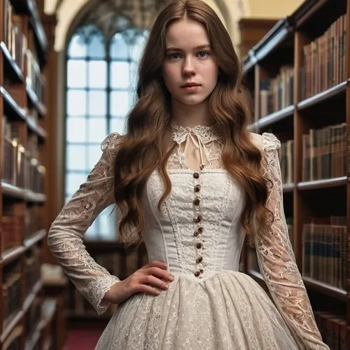 bibliophile,daveigh,cosette,miniaturist,librarian,victoriana,nelisse,bookish,katherina,behenna,pemberley,quirine,girl in a historic way,noblewoman,liselotte,bibliographer,stoker,victorian style,evangeline,pevensie,Photography,General,Realistic