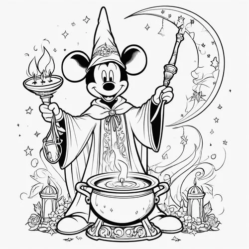 coloring pages,mouseketeer,coloring page,coloring pages kids,year of the rat,tittlemouse,Illustration,Black and White,Black and White 04