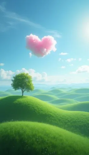 heart balloons,cartoon video game background,love in air,puffy hearts,heart background,cloudmont,Photography,General,Realistic