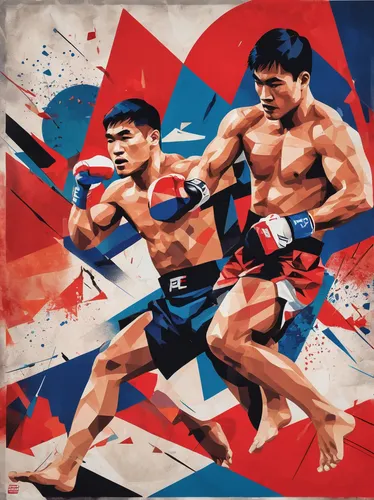 muay thai,striking combat sports,amnat charoen,siam fighter,combat sport,mixed martial arts,lethwei,kickboxer,mma,jeet kune do,boxer,pankration,supersonic fighter,fighters,professional boxing,sanshou,ufc,bruce lee,boxing,boxers,Art,Artistic Painting,Artistic Painting 46