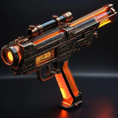 raygun,grafer,hawkmoon,air pistol,garrison,sidearm,outgun,popgun,smigun,famas,vintage pistol,carbine,astrascope,tower pistol,ameli,rimfire,dragunov,blaster,stryfe,modulus,Illustration,Realistic Fantasy,Realistic Fantasy 24