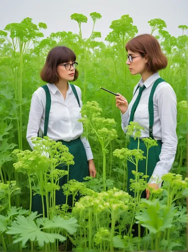 Write a dialogue between two botanists debating the ecological importance of wild celery in a scientific research conference.,pak-choi,kangkong,field cultivation,parsley family,japanese spinach,green 