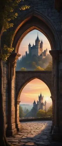 nargothrond,city gate,fantasy landscape,hohenzollern castle,eltz,knight's castle,gatehouses,castleguard,fantasy picture,castle keep,castle of the corvin,castletroy,castlelike,castledawson,medieval castle,castle,novigrad,archway,theed,fairy tale castle,Illustration,Abstract Fantasy,Abstract Fantasy 07