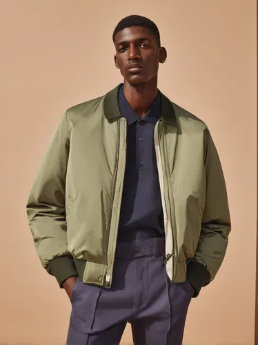 green jacket,khaki,outerwear,men's wear,sage green,bomber,male model,menswear for women,bolero jacket,menswear,clover jackets,coat color,men clothes,parka,jacket,neutral color,suede,national parka,benetton,man's fashion,Illustration,Vector,Vector 05