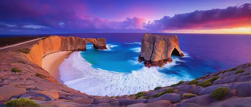 cliffs ocean,australia,south australia,new south wales,the twelve apostles,twelve apostles,natural arch,landscapes beautiful,tasmania,three point arch,beautiful landscape,australia aud,cliff top,coastal landscape,cliffs,rock arch,sydney australia,wave rock,purple landscape,cliff coast,Conceptual Art,Sci-Fi,Sci-Fi 22