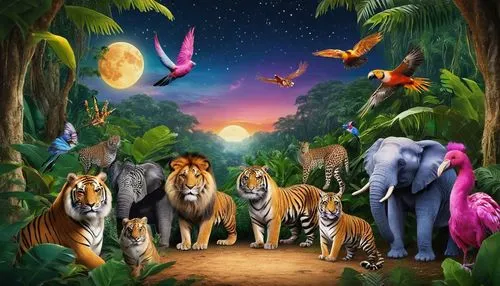 tropical animals,forest animals,animal zoo,children's background,woodland animals,animals hunting,animal world,animal lane,deep zoo,safari,wild animals,animal kingdom,fantasy picture,exotic animals,scandia animals,whimsical animals,wild animals crossing,animalia,wildlife reserve,zoo,Photography,General,Natural