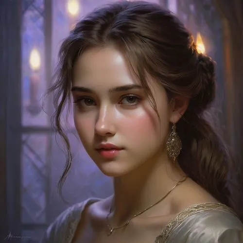 romantic portrait,fantasy portrait,mystical portrait of a girl,belle,padme,girl portrait,portrait of a girl,ellinor,young woman,arwen,young girl,principessa,young lady,amidala,pevensie,fantasy art,juliet,enchanting,noblewoman,fairy tale character,Conceptual Art,Fantasy,Fantasy 13