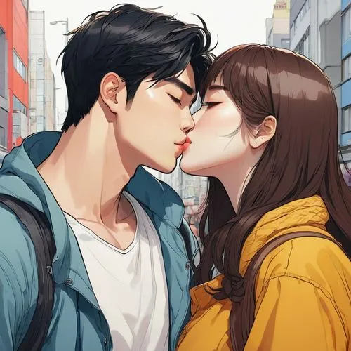 cheek kissing,kissing,smooch,boy kisses girl,girl kiss,kdrama,first kiss,kiss,young couple,pda,kimjongilia,boy and girl,making out,romantic portrait,korean drama,muah,kisses,honeymoon,digital painting,honmei choco,Photography,Documentary Photography,Documentary Photography 04