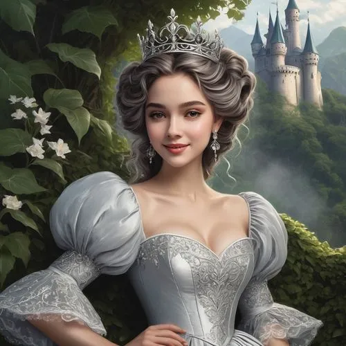 fairy tale character,cinderella,fantasy portrait,fantasy picture,princess sofia,prinzessin,Conceptual Art,Fantasy,Fantasy 04