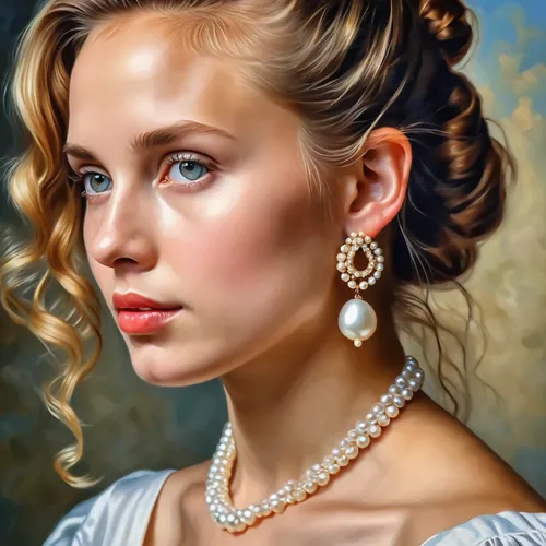 romantic portrait,portrait of a girl,girl portrait,fantasy portrait,bridal jewelry,oil painting,victorian lady,woman portrait,bridal accessory,oil painting on canvas,portrait background,digital painting,princess' earring,art painting,jessamine,young woman,portrait of a woman,world digital painting,mystical portrait of a girl,young lady,Photography,General,Realistic