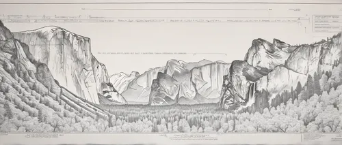 mountainous landforms,frame drawing,yosemite,mountain ranges,glacial landform,the landscape of the mountains,landscape plan,topography,giant mountains,mountains,mountainous landscape,mountainside,karst landscape,mountain range,mountain scene,matruschka,sheet drawing,tannheimer mountains,moutains,terrain,Unique,Design,Blueprint