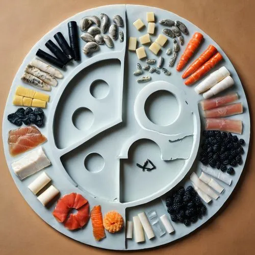 sushi art,sushi plate,sushi set,food icons,sushi japan,food collage,Unique,Design,Knolling