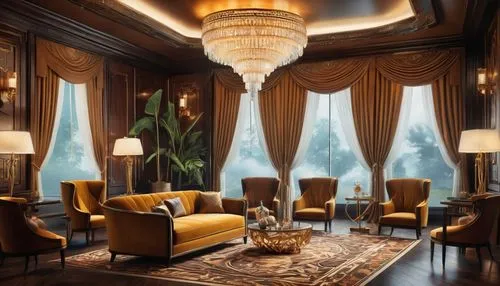 luxury home interior,claridges,claridge,luxury hotel,casa fuster hotel,gleneagles hotel,ornate room,opulently,baccarat,great room,sitting room,interior decoration,interior decor,poshest,opulent,opulence,luxury property,amanresorts,venice italy gritti palace,sursock,Illustration,Realistic Fantasy,Realistic Fantasy 39