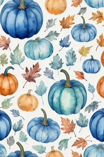 autumn pumpkins,decorative pumpkins,autumn pattern,thanksgiving background,striped pumpkins,seamless pattern repeat,Illustration,Paper based,Paper Based 25