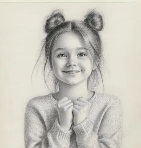 girl drawing,girl portrait,pencil drawings,pencil drawing,graphite,pencil art,Illustration,Black and White,Black and White 30