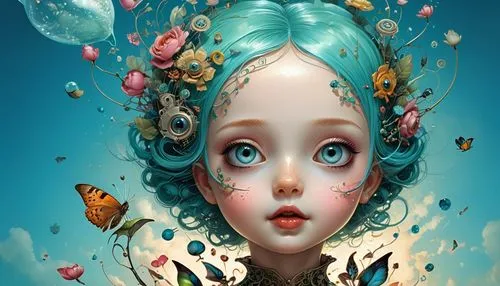 Surreal cuteness,Gothic whimsy,Bizarre cutie,Eerie adorable,Quirky creature,Visionary design,Melanie Delon, Victoria Francés, Alberto Seveso, Jeremy Mann, and Catrin Welz-Stein,Expressive imagery, Int