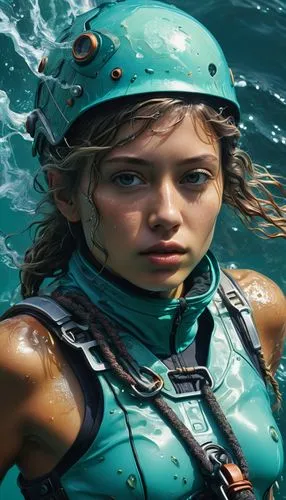 aquanaut,sea scouts,scuba,the sea maid,underwater background,sci fiction illustration,sea,under the water,deep sea diving,divemaster,girl with a dolphin,seafaring,emerald sea,marina,ocean,seafarer,exploration of the sea,water police,marine biology,scuba diving,Photography,Fashion Photography,Fashion Photography 25