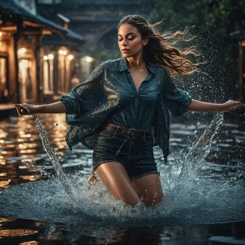 in the rain,walking in the rain,monsoon,flooded pathway,photoshoot with water,heavy rain,splash photography,surface water sports,rainstorm,girl on the river,splashing,sprint woman,rain,flooded,vietnamese woman,photoshop manipulation,rainy,fusion photography,floods,high water,Photography,General,Fantasy