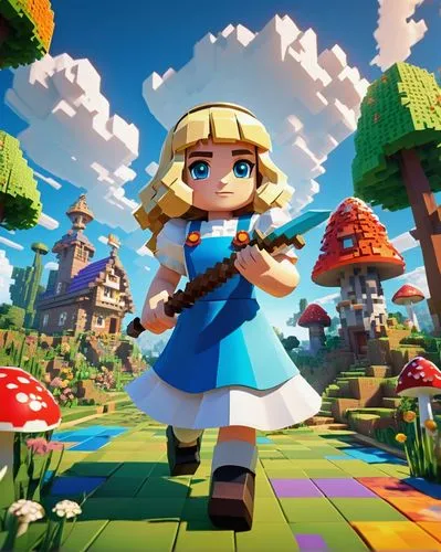 mushroom landscape,kalinka,alice in wonderland,mushroom island,fairy village,toadstool,heidi country,toadstools,bohlander,miette,blue mushroom,meteora,wiznia,isla,cloudmont,fairy world,agaric,mushroom type,fionna,mini mushroom,Illustration,Realistic Fantasy,Realistic Fantasy 16