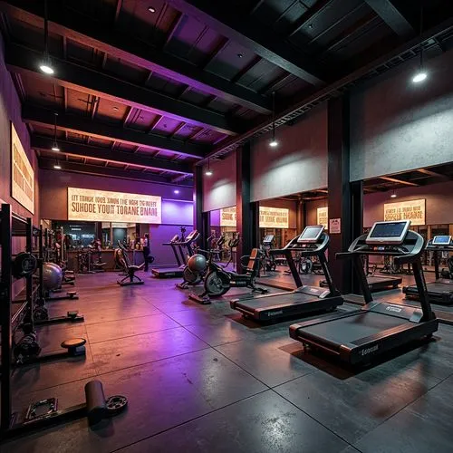 Home Gym Industrial Style Interior Design Ideas